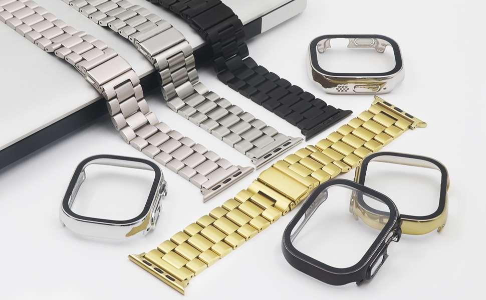 بند رولکس 3 مهره اپل واچ – Apple Watch 3 Bead Rolex Strap