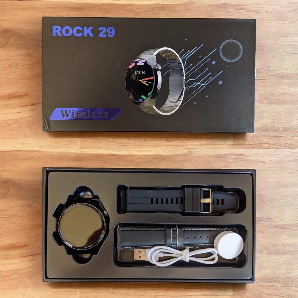 ساعت هوشمند صفحه گرد مدل rock29