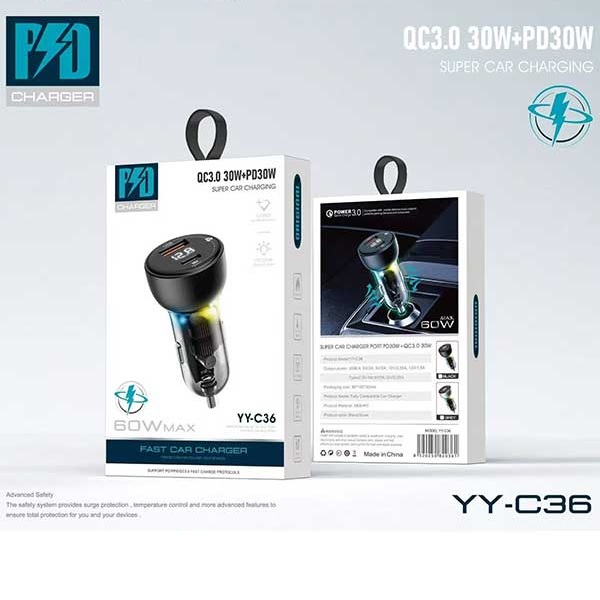 Car Charger Original 60W Model C36 original