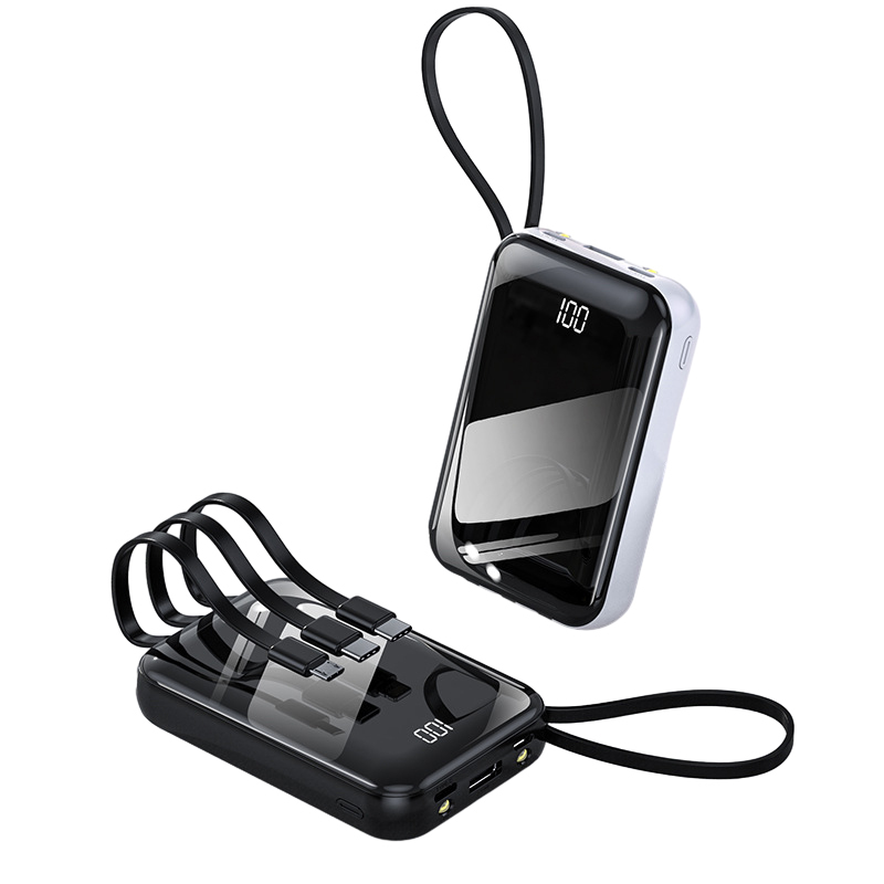 پاوربانک 10000 شیشه ای میلی آمپر THIN MINI