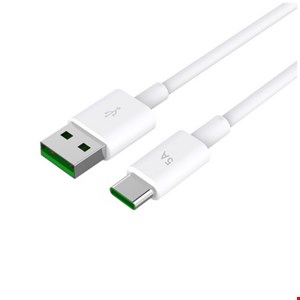 کابل فست شارژ USB به تایپ سی سامسونگ 5 آمپر سوکت سبز