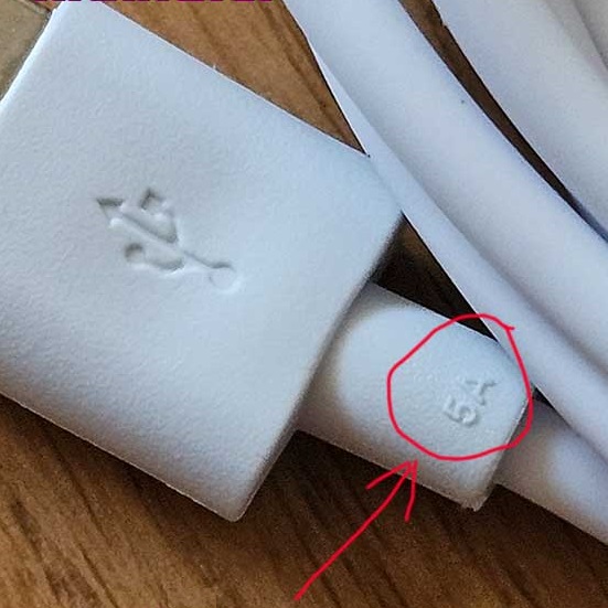 کابل شارژ 5 امپر سوکت سبز سامسونگ