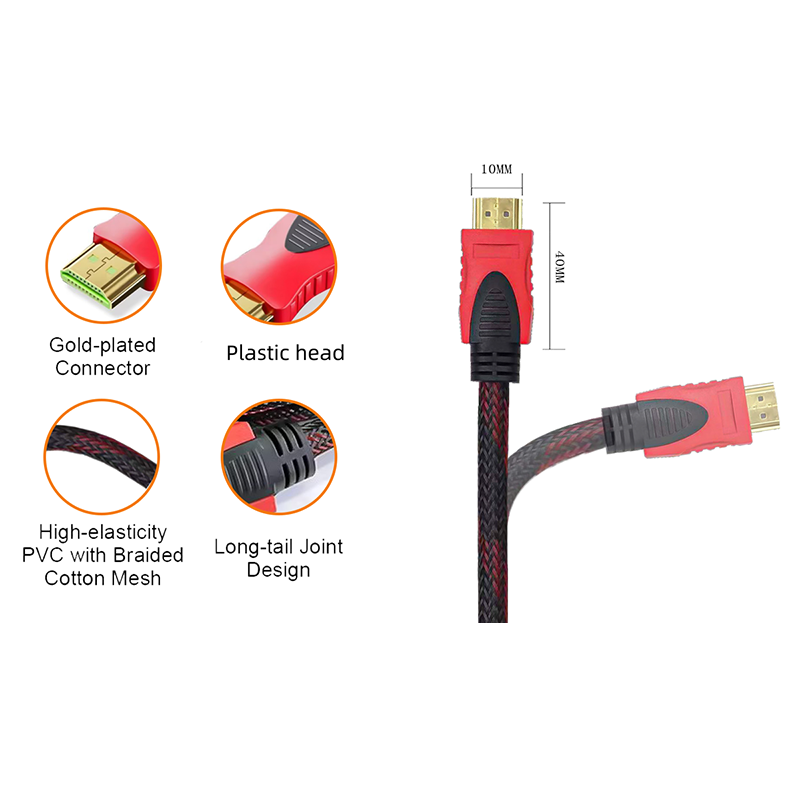 کابل HDMI به طول 1.5 متر ضخیم کنفی