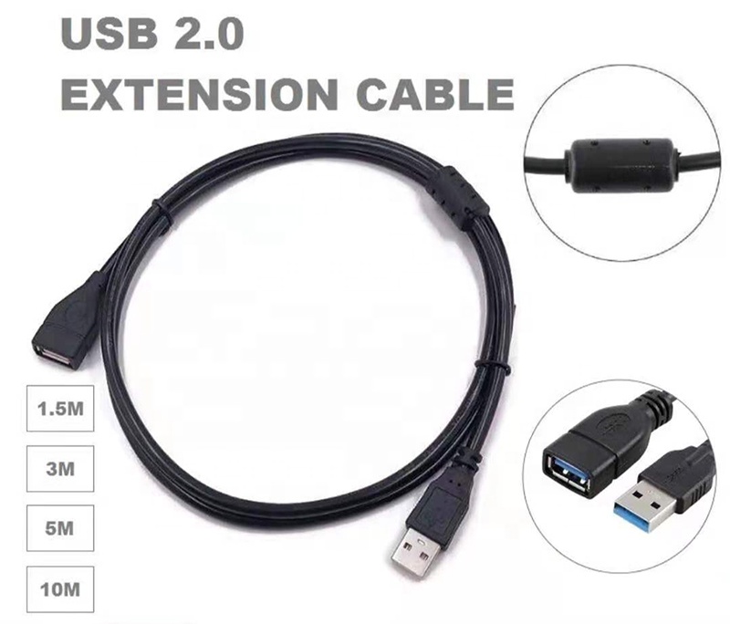 کابل USB 2.0 افزایش طول 1.5 متری